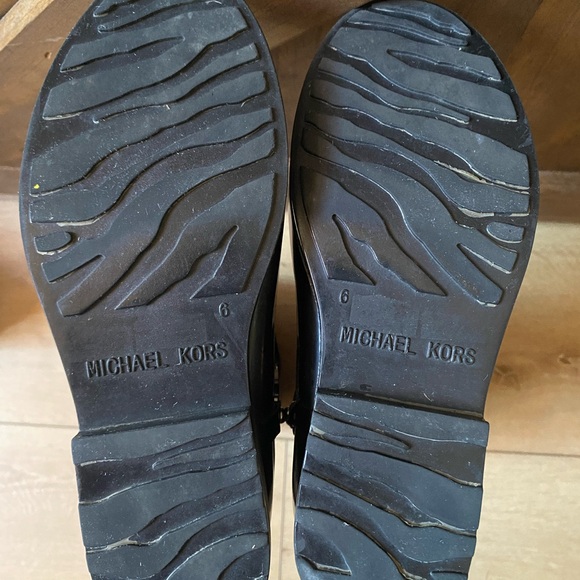 Michael Kors women's fulton harness tall rain boot rubber, black | size 6 - Picture 6 of 6